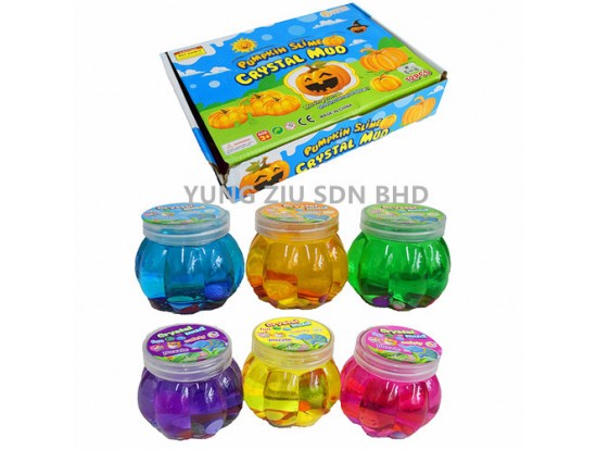 (1PCS)PUMPKIN SLIME SRYSTAL MUD